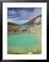 Hikers Near Emerald Lakes On The Tongariro Crossing, Tongariro National Park, New Zealand by Kober Christian Limited Edition Print