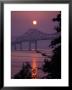 Tappen Zee Bridge At Sunset Over The Hudson River In Terrytown, New York by Richard Nowitz Limited Edition Print