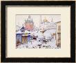 Townscape In Winter by Konstantin Ivanovich Gorbatov Limited Edition Pricing Art Print