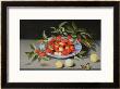 Still Life Of Cherries And Peaches by Balthasar Van Der Ast Limited Edition Print