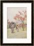 Two Japanese Women Admiring Peach Trees In Blossom by Ella Du Cane Limited Edition Pricing Art Print