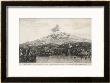 View Of Mount Etna In Sicily Now Called Gibello With The Range Of Black Rocks Along The Sea Coast by Wooding Wooding Limited Edition Print