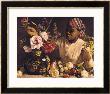 Negress With Peonies, 1870 by Frederic Bazille Limited Edition Print