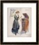 Boy Wanted! A Girl On Her Own Plays Her Phonograph by James Montgomery Flagg Limited Edition Print