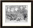 At Rugby School A Crowd Of Schoolboys Run After The Ball At Rugby by Walter Thomas Limited Edition Pricing Art Print