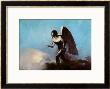The Winged Man Or, Fallen Angel, Before 1880 by Odilon Redon Limited Edition Print