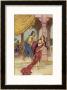 Draupadi The Polyandrous Wife Of The Katava Brothers Is Attacked By Prince Duhsasana by Warwick Goble Limited Edition Pricing Art Print