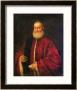 Portrait Of An Old Man In Red Robes by Jacopo Robusti Tintoretto Limited Edition Print