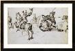 Fencing Book, Original Drawing (Pen And Ink) by Albrecht Durer Limited Edition Print