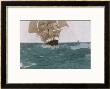 Before The Wind, A Ship Sets Her Out-Riggers To Take Advantage Of A Favorable Wind by Hans Petersen Limited Edition Print