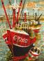 Le Guilvinec, Chalutiers A Maree Basse by Michel King Limited Edition Pricing Art Print