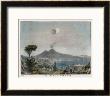 An Eclipse Of The Moon Seen Above A Smoking Volcano by Charles F. Bunt Limited Edition Print