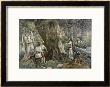 In A Forest Near Chartres France Druids Collect Mistletoe For Ritual Purposes by Eugene Damblans Limited Edition Print