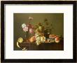 Still Life Of Fruit And Flowers by Michiel Simons Limited Edition Print