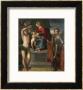 Madonna Enthroned With Child And Saints, Conserved At The Galleria Estense In Modena by Dosso Dossi Limited Edition Print