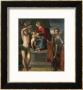 Madonna Enthroned With Child And Saints, Conserved At The Galleria Estense In Modena by Dosso Dossi Limited Edition Print