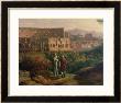 Johann Wolfgang Von Goethe (1749-1832) Visiting The Colosseum In Rome, Circa 1790 by Jacob-Philippe Hackert Limited Edition Print