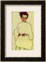 Selfportrait With Shirt, 1910 by Egon Schiele Limited Edition Print