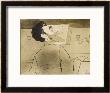 Erik Satie French Composer At The Piano by E. Renaudin Limited Edition Print