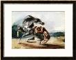 Tiger Attacking A Wild Horse by Eugene Delacroix Limited Edition Print