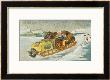 Snowmobile At The South Pole by Jean Marc Cote Limited Edition Print