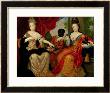 Portrait Of Francoise-Marie De Bourbon And Louise-Francoise De Bourbon by Philippe Vignon Limited Edition Pricing Art Print