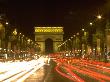 Traffic At Night In The Champs Elysee, Paris, France by David R. Frazier Limited Edition Print