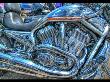 Close-Up Of Shiny Chrome Harley Davidson Motorcycle by Trey Ratcliff Limited Edition Print