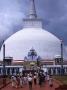 Worshippers Coming And Going From Sinhalese Ruwanweli Dagaba During Full Moon Festival, Sri Lanka by Bill Wassman Limited Edition Print