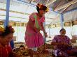 Nanumaga Atoll, February 2001. Women From The Mouhala Clan Put On An Impromptu Performance by Peter Bennetts Limited Edition Print