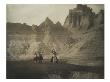 Sioux Mountain Sheep Hunters In The Bad Lands Of South Dakota by Edward S. Curtis Limited Edition Print