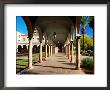 Columnaded Arcade Of Pima County Courthouse, Tucson, Arizona by David Tomlinson Limited Edition Pricing Art Print