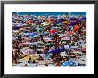 Many Umbrellas At Spiaggia Di Pelosa, Stintino, Sardinia, Italy by Dallas Stribley Limited Edition Print