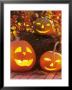 Halloween: Hollowed Out Pumpkins With Candles by Friedrich Strauss Limited Edition Print