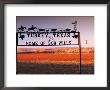 Wrought-Iron Sign At Home Town Of The Famous Bluegrass Musician, Turkey, Texas by Witold Skrypczak Limited Edition Print
