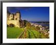 River Loire, Saumur Chateau And Pont Cessart, Saumur, Maine-Et-Loire, Loire Valley, France by David Hughes Limited Edition Print