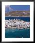 Aerial View Of Mykonos (Hora) And Harbour, Mykonos (Mikonos), Cyclades Islands, Greece by Marco Simoni Limited Edition Print
