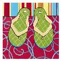 Green Flip Flops by Emily Duffy Limited Edition Print