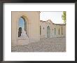 Renovated Wine Cellar And Statue Of Saint Peter, Chateau Petrus, Pomerol, Bordeaux, France by Per Karlsson Limited Edition Print