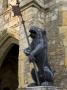 Lion Statue Guarding The Medieval Bargate In Southampton, Hampshire, England, United Kingdom by Adam Burton Limited Edition Print