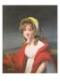 Portrait Of A Girl Wearing A Red Shawl by Richard Westall Limited Edition Print