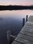 Early Morning On A Jetty At Lake Mahinapua, West Coast, South Island, New Zealand, Pacific by Adam Burton Limited Edition Print