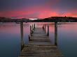 Sunrise Over Akaroa Harbour, Banks Peninsula, South Island, New Zealand, Pacific by Adam Burton Limited Edition Print