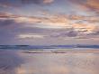 Pastel Sunset Off Combesgate Beach, Devon, England, United Kingdom, Europe by Adam Burton Limited Edition Print