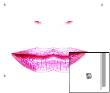 Womans Lips, Double Image by I.W. Limited Edition Print