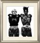 Andy Warhol And Jean-Michel Basquiat by Michael Halsband Limited Edition Print