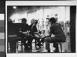 Burt Lancaster And Kirk Douglas With Jerry Wald At Rehearsals For 30Th Academy Awards by Leonard Mccombe Limited Edition Print