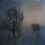 A Country Road In Winter, Sweden by Mikael Andersson Limited Edition Print
