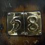 Glasgow School Of Art (1896-1909), Glasgow, Scotland, Detail Of Raised Brass Door Number by Mark Fiennes Limited Edition Print