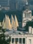 Queen's House And Greenwich Hospital, London, Yacht Race In The Background by Richard Turpin Limited Edition Print